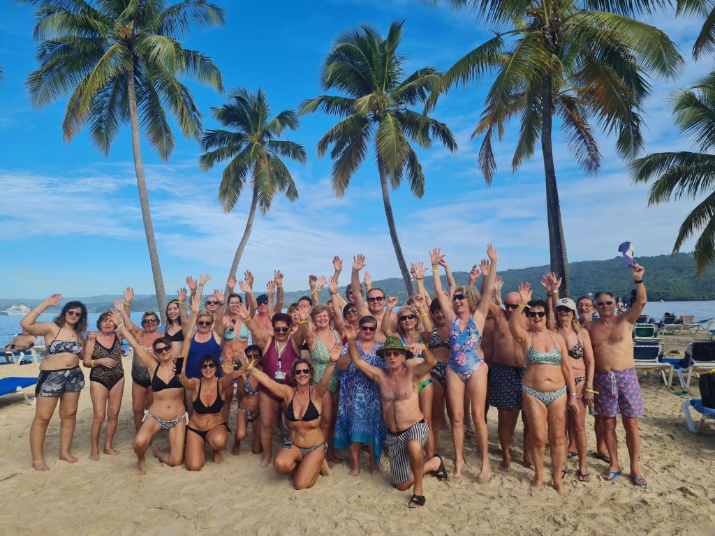 Arrivati in spiaggia